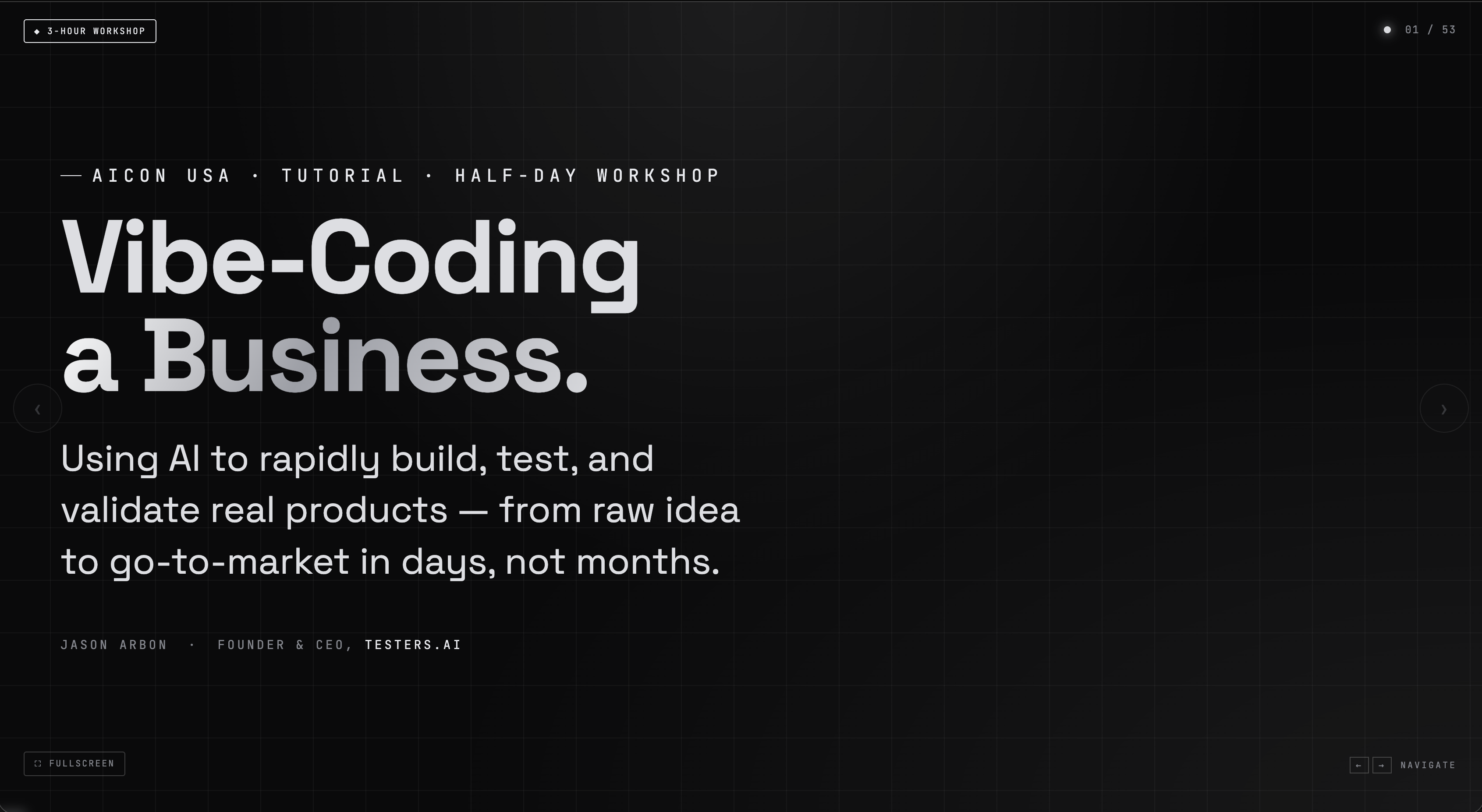 Vibe-Coding a Business